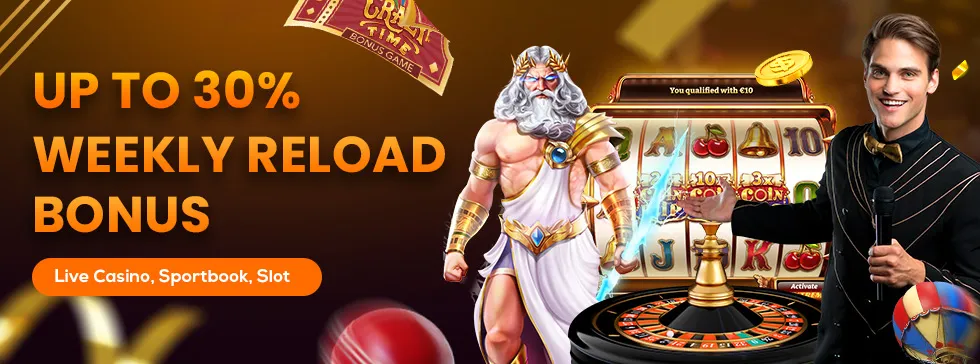 nagad88 online casino promotion weekly reload bonus
